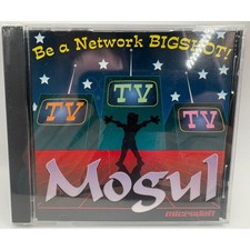 Mogul PC CD-ROM 1993 Microdaft Raw Software Be a Network Bigshot Vintage Game picture