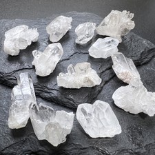 Small Clear Quartz Crystal Clusters (1-2 Inch) Gemstone Decor Gift Supply picture