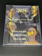 2025 Pieces of the Past Art & Music Edition Sealed Trading Card Box Relic *Rare picture