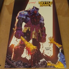 [SIGNED] BATTLE BEAST 11x17 Limited Edition Art Poster Signed Ryan Ottley w/COA picture