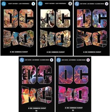 DC KO #1,2,3,4,5 FERNANDEZ ACETATE MAIN COVER COMPLETE SET (ALL 1ST PRINTS) picture