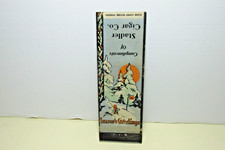 Season's Greetings Stadler Cigar Co Vintage Christmas Holiday Matchbook Cover Ad picture