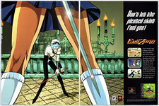 Vintage Print Ad 1999 Evil Zone PS1 PlayStation Anime Original Promo Poster Art picture