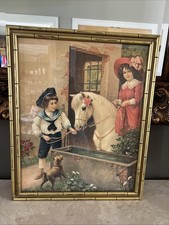 ATQ. GERMAN 19TH CENTURY CHROMO LITHOGRAPH 
