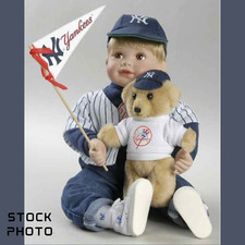 Danbury Mint 1999 Joey The Littlest Bronx Bomber NY Yankees Collectible - NIB picture