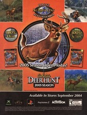 Cabela's Deer Hunt 2005 Season Playstation 2 PS2 Xbox Promo Ad Art Print Poster picture