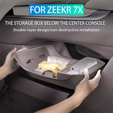 For ZEEKR 7X 2025 The storage box below the center console Double-layer silicone picture