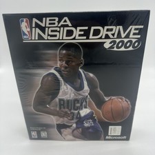 NBA Inside Drive 2000 (PC, 1999) Big Box - New Sealed. picture