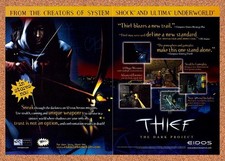1999 Thief The Dark Project PC Original Advertisement / Retro Promo v3 picture