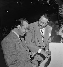 Django Reinhardt and Duke Ellington Aquarium New York NY ca Nov 1946 Old Photo picture