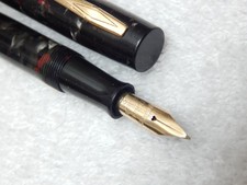 LOT# 422Y. VINTAGE WATERMAN 'S 92 FOUNTAIN PEN. SUPER FLEX NIB, M TO BBB+ picture