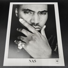 Original Nas Press Photo 8x10 SONY Columbia Jonathan Mannion 2002 Rap Hip-Hop picture