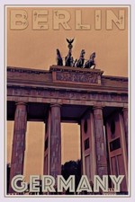 Berlin Capital of Germany the Third Reich era WW2 WWII Military Poster Print picture