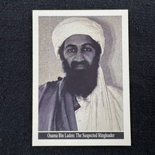 2001 Topps Enduring Freedom Osama Bin Laden the Suspected Ringleader Rookie Card picture