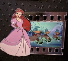PRESALE Disney PALM Silver Ariel Pink a la Mode Princess Jumbo Chaser Pin LE 400 picture