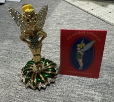 Disney Arribas Brothers Swarovski Jeweled Tinker Bell with Base and Plaque picture