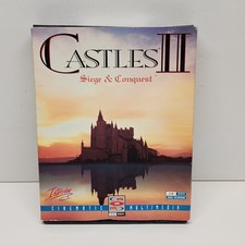 Castles II Siege and Conquest - CD Rom Tandy Strategy Big Box Game picture