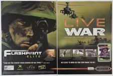Operation Flashpoint Elite Xbox 2006 Two-Page Magazine Ad Print Codemasters picture