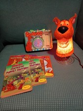 Vintage Scooby Doo Stuff ,Lava Lamp,Scooby Toy Clock & 5 Story Tell Books picture