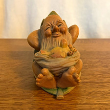 ANRI Vintage Hand Carved Wooden 