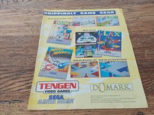 Vintage Sega Mega Drivellax Marble Madness Domark Game Ad Print Advertisement  picture