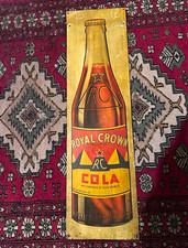 🥤 Vintage 1936 Royal Crown Cola (RC) Advertising Sign — Original Tin picture