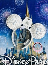 2026 Disney Parks Ink & Paint Magic Animation Sorcerer Mickey Ears Headband New picture