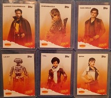 DENNY'S TOPPS STAR WARS HAN SOLO COMPLETE 2 SETS OF 12 CARDS  picture