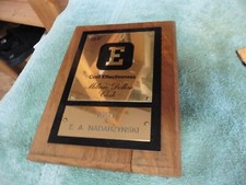 1991 IBM Award Cost effectiveness MIllion Dollar Club Trophy Plaque picture