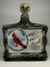 Vintage 1963 Jim Beam West Virginia Centennial Decanter Blackwater Falls (Empty) picture