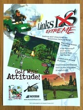 Microsoft Links LS Extreme PC 1998 Print Ad/Poster Official Authentic Game Art picture