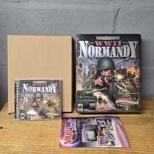 WWII Normandy PC CD-ROM Game BIG BOX 2001 M Shooter World War II 2 picture