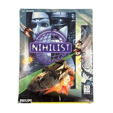 Vtg Nihilist PC CD-ROM Big Box 1996 Hardcore Games no 3D glasses Phillips picture
