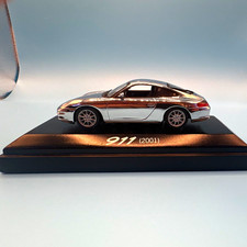 Porsche 911 2001 Diecast Model Car Display Base w/ Clear Case picture
