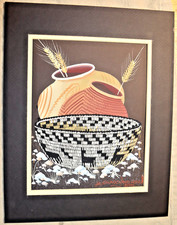 Arizona SW ART - Original Watercolor O’Odham Michael Chiago Sr Tohono - Papago picture