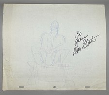 Authentic Original Dragon’s Lair Production Animation Art Signed By Don Bluth picture