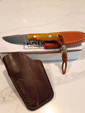 Bark River Knives Bravo Necker CruWear Curly Maple Handles - Excellent Condition picture