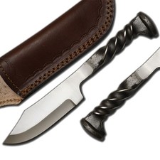 Handforged Twisted Railroad Spike Knife picture