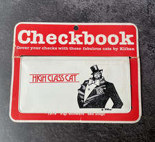 Vintage 70's/1979 Kliban Cat Vinyl Checkbook Cover Fiji Giftware High Class picture
