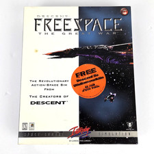 Descent: FreeSpace - The Great War (PC Game, 1998) Big Box picture