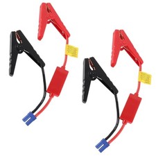 2pcs EC5 Jump Starter Cable with Battery Clamps for 12V Emergency Portable 10AWG picture