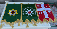 Set of 3 Masonic Red Cross Banners Size 20