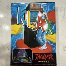 KLAX Atari Jaguar Cartridge Complete CIB Authentic Genuine picture