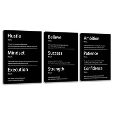 3 Panel Print Canvas Wall Art - 36