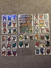 1975 Topps Super Heroes Marvel High Grade Complete Set 40 Stickers 9 Checklists picture