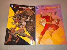 CONVERGENCE INFINITE EARTHS Vol 1 2 Lot TPB DC Comics Justice Society Shazam picture