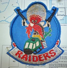 RAIDERS - Original Helicopter Attack Patch - YOSEMITE SAM - Vietnam War - Q.78 picture