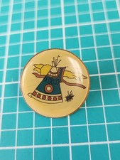 Vtg Tiyospaye Club St Joseph's Gold Tone Lapel Pin picture