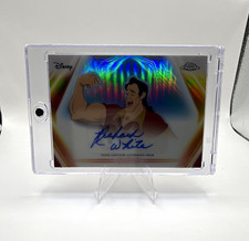 Topps 2026 Disney Neon Gaston Richard White Auto Topps Chrome Neon Etch CNA-RW picture