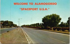 Welcome to Alamogordo, New Mexico, U.S. Highway 54 & 70, Postcard picture